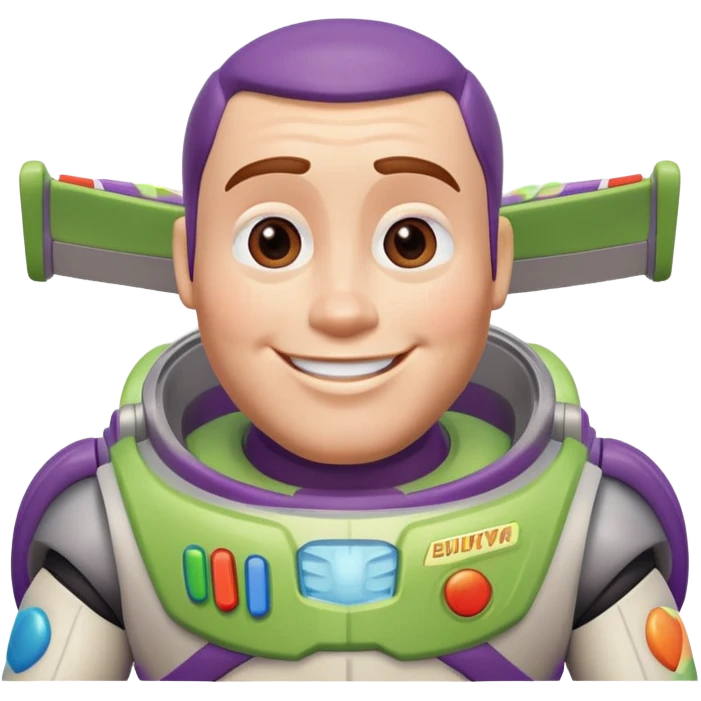 Buzz lightyear being in love emoji