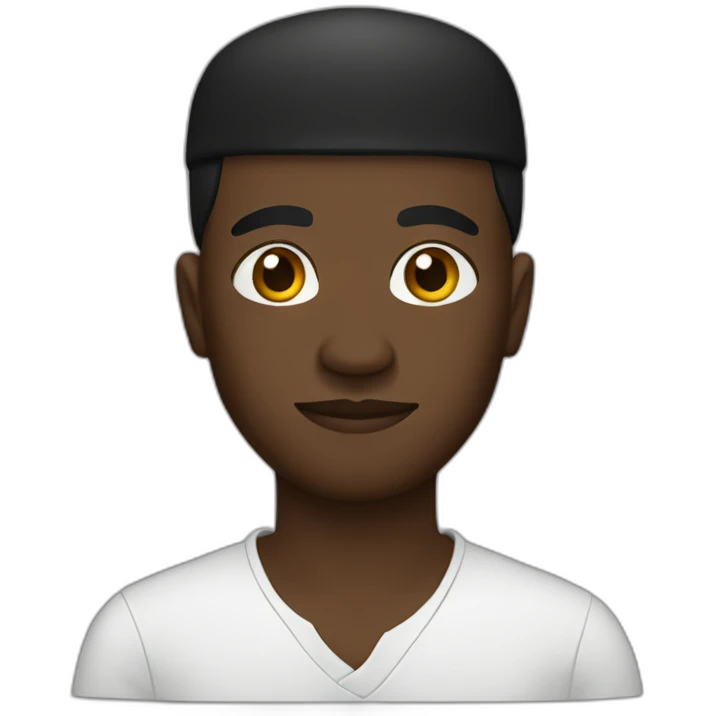 a black niger emoji