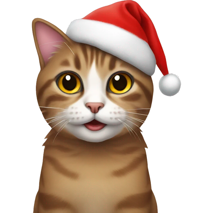 cat christmas emoji