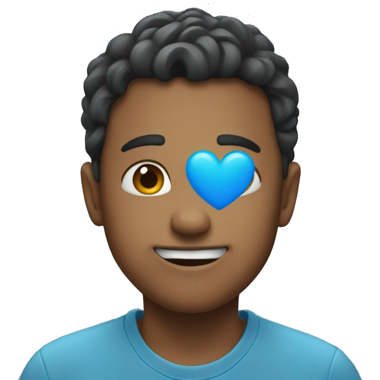 blue heart emoji