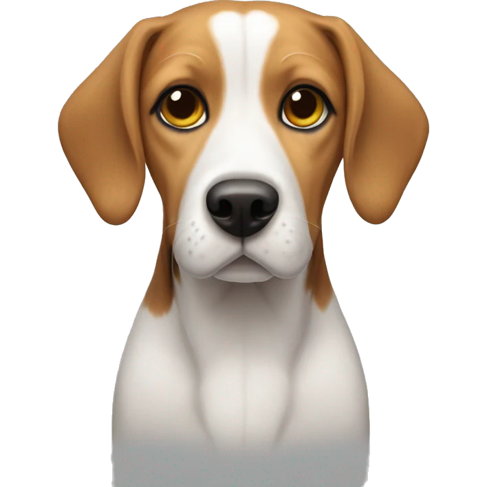 Dog mix Beagle bodeguero emoji