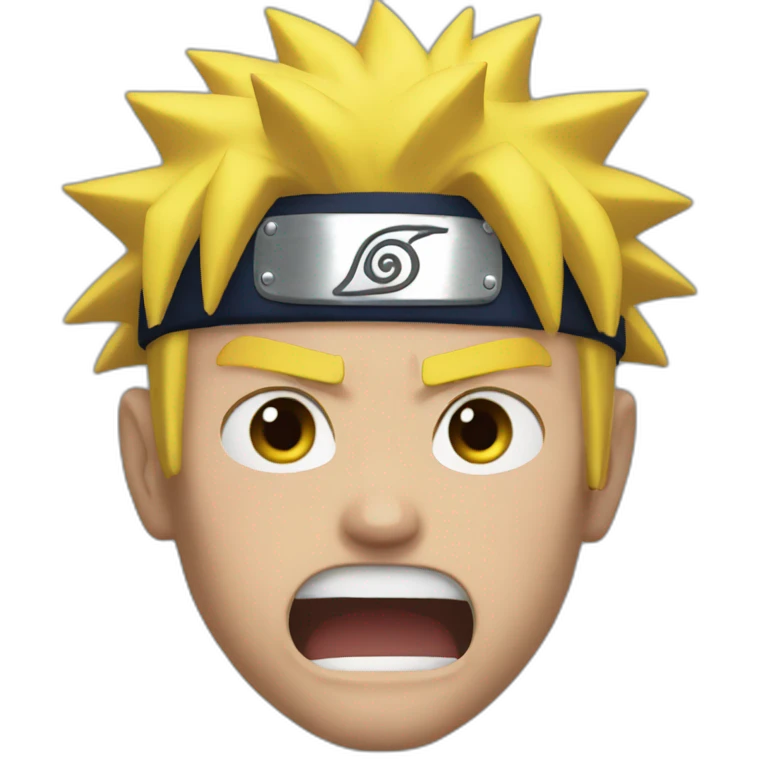 Naruto angry emoji