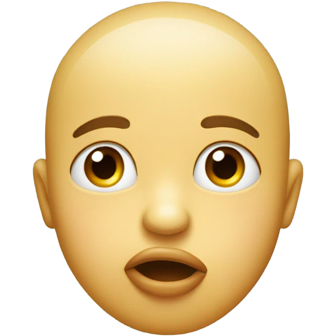 Duck lips emoji