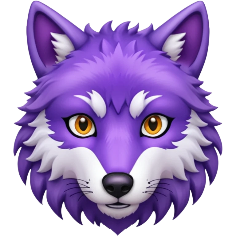 purple wolf head emoji