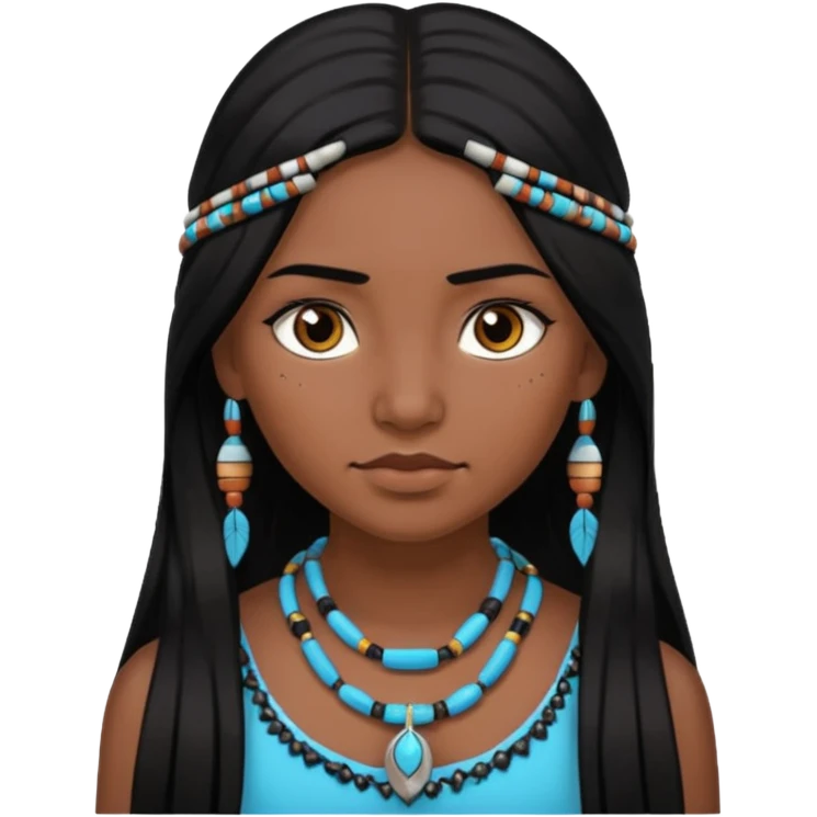 native american girl emoji