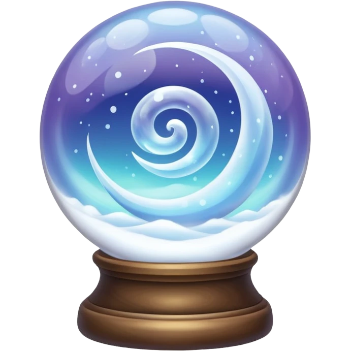 crystal ball with swirling mist emoji