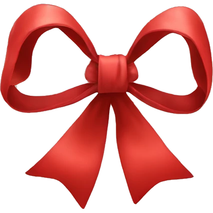 Bow red emoji