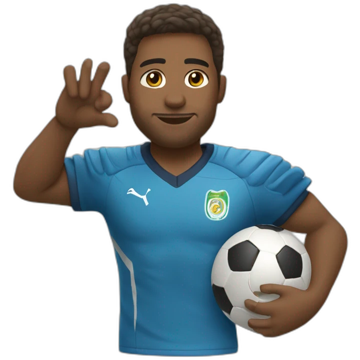 Fútbol suéter. emoji