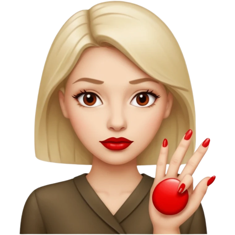 Make a combo of 🤨💅👄 emoji