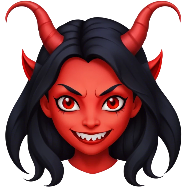 Şeytan kız emoji