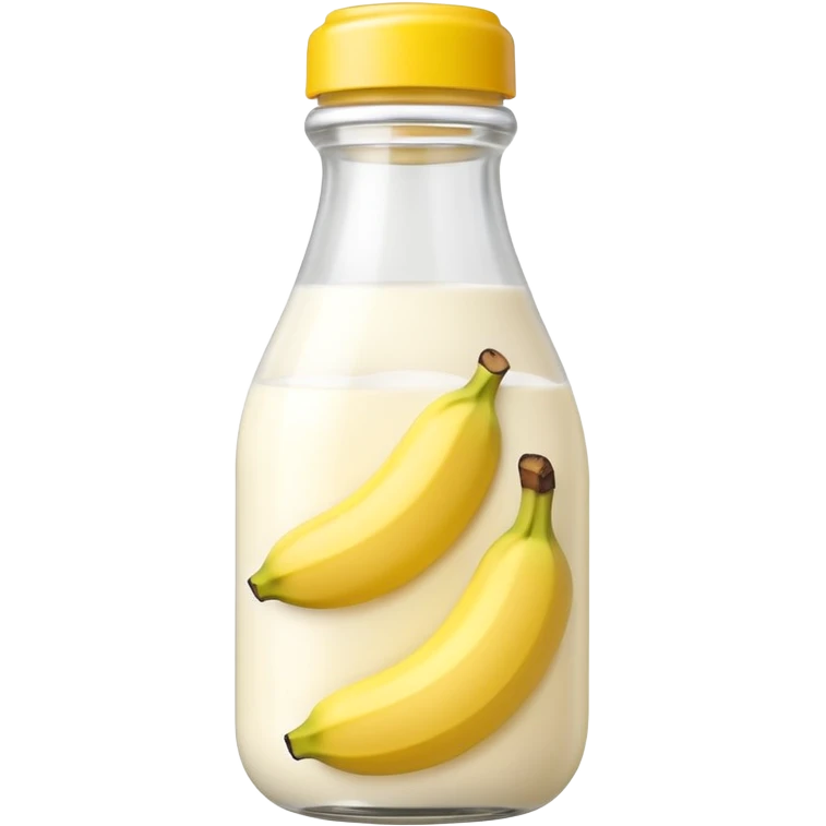 baby Milk bottle with banana tag emoji