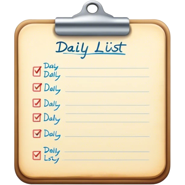 daily-to-do emoji