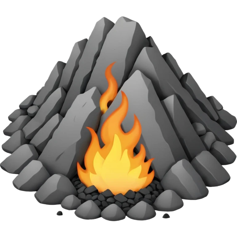 a pile of ashes emoji