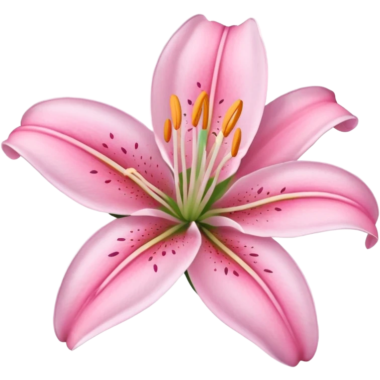 lily flower pink emoji