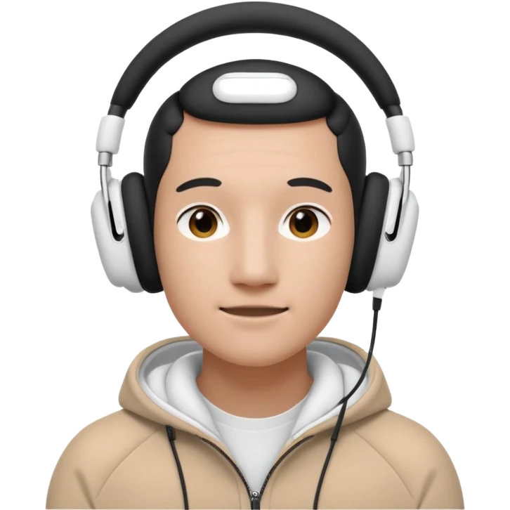 Airpods max un peut plus ouvert pour mettre une tete dedans emoji
