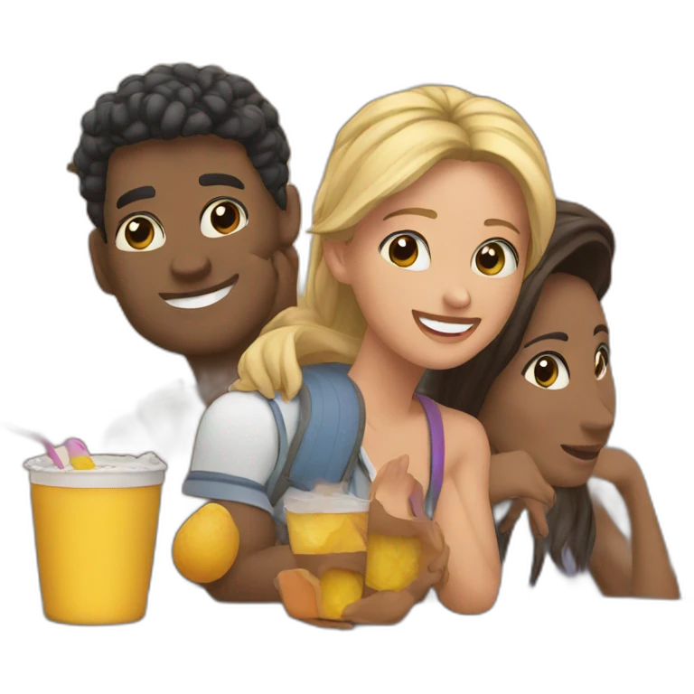 friends trip emoji