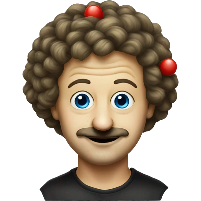 Vladimir Zelensky with clown nose emoji