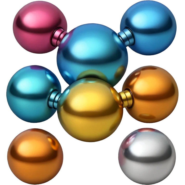 Science Lab magnet balls emoji