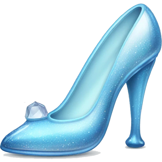 Cinderella's glass slipper emoji