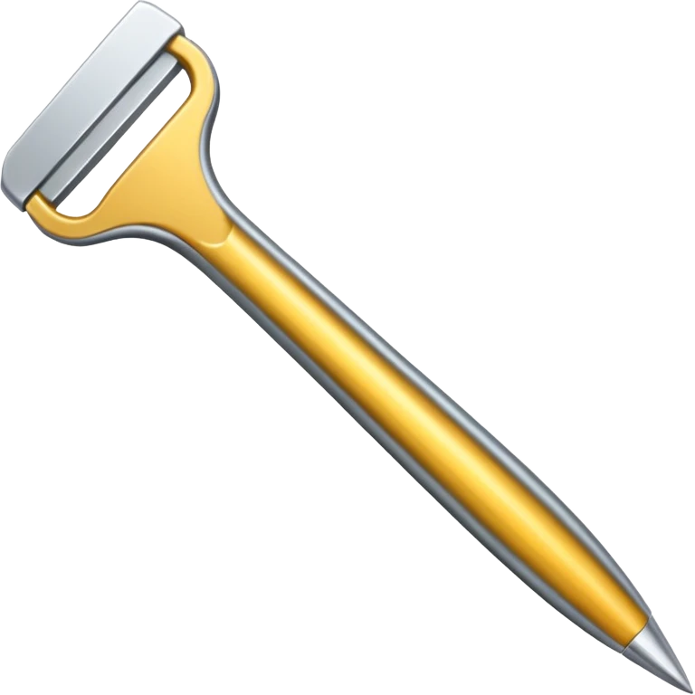 generate me a metalic cutter emoji