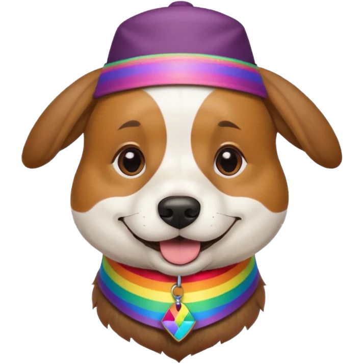 Homosexual Jewish dog emoji