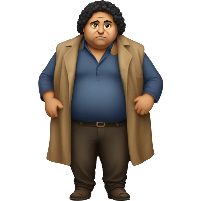 Fat romani person named David Bos emoji