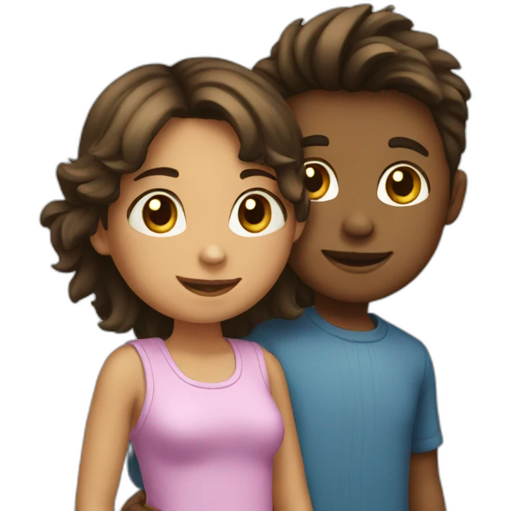 Boy With girl emoji