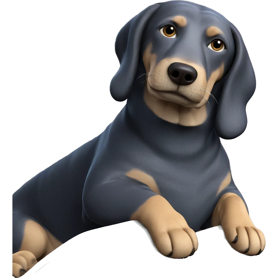 dog reading newspaper quietly emoji