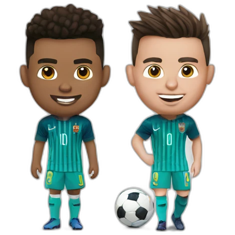 Ronaldo sur Messi  emoji