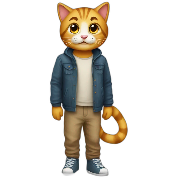 Human cat emoji