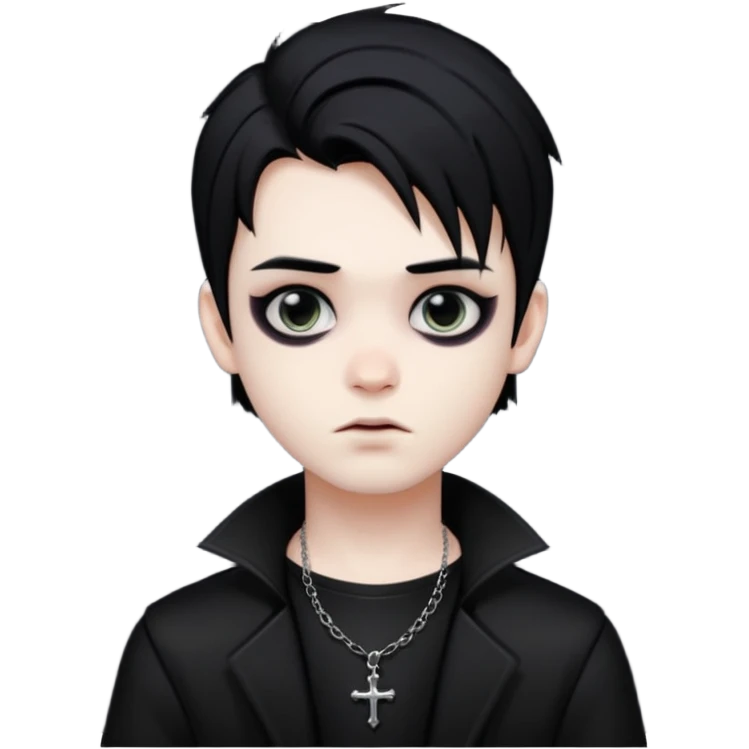 goth boy emoji