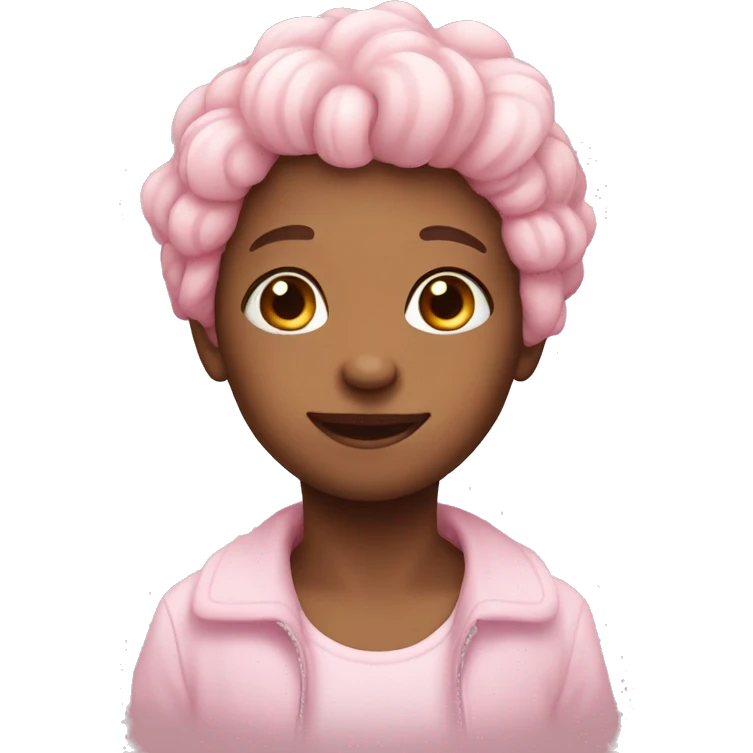 Light pink cute creatures emoji