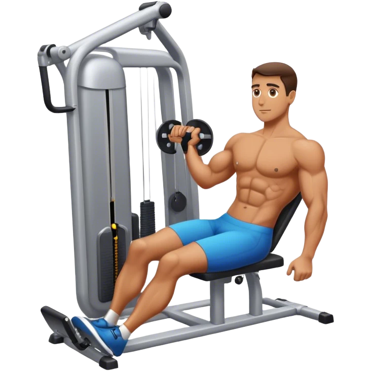 man using side-deltoid-machine emoji