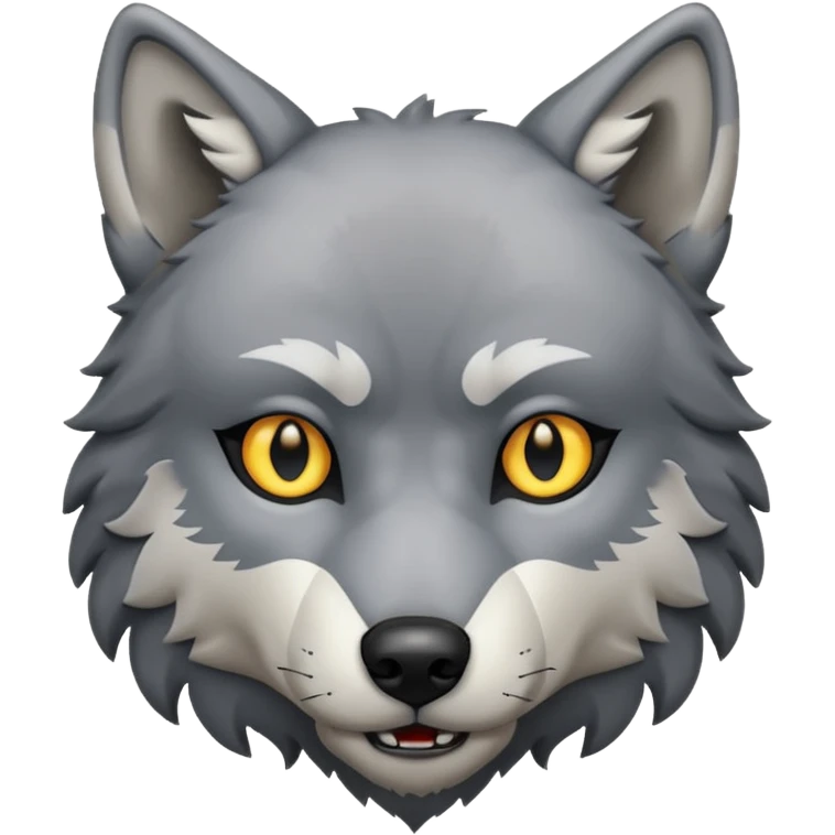 wolf full body emoji