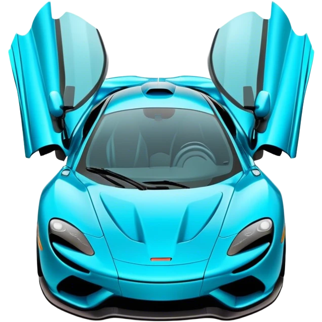 mclaren f150 cyan emoji