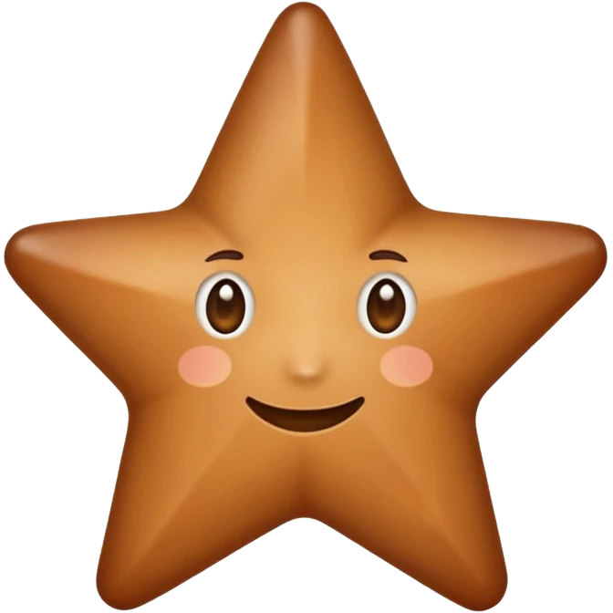 brown star emoji