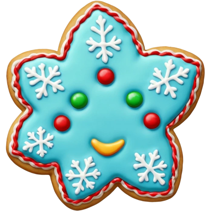 christmas cookie emoji