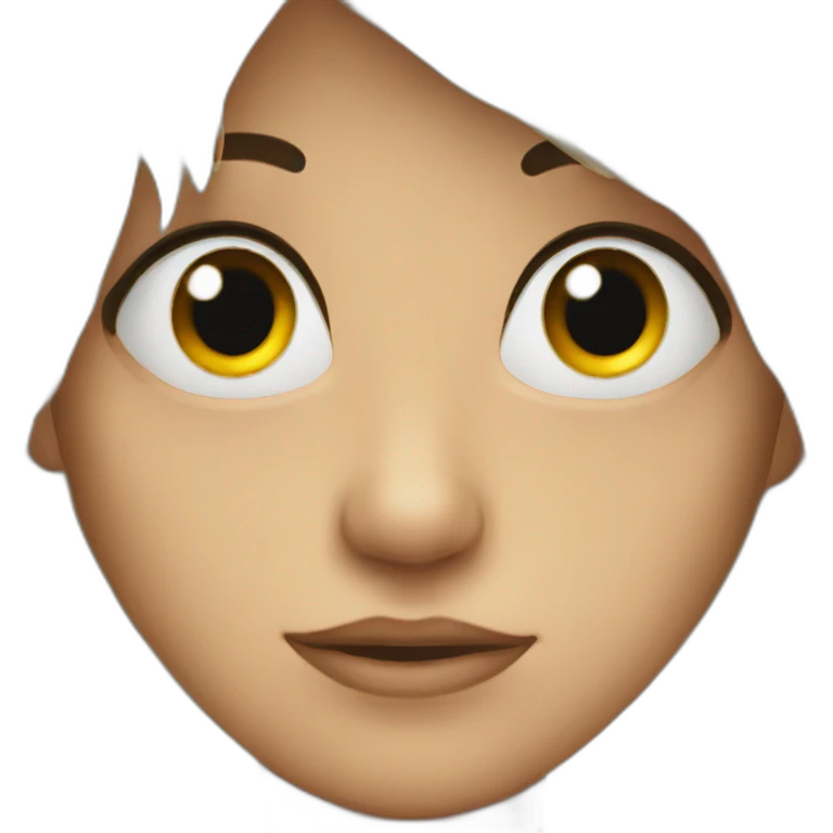 big black eyes emoji