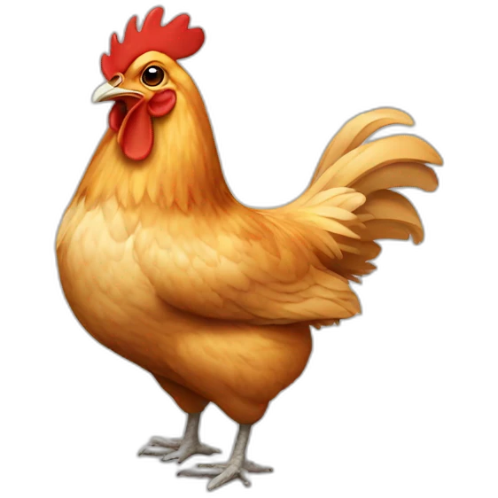 chicken emoji