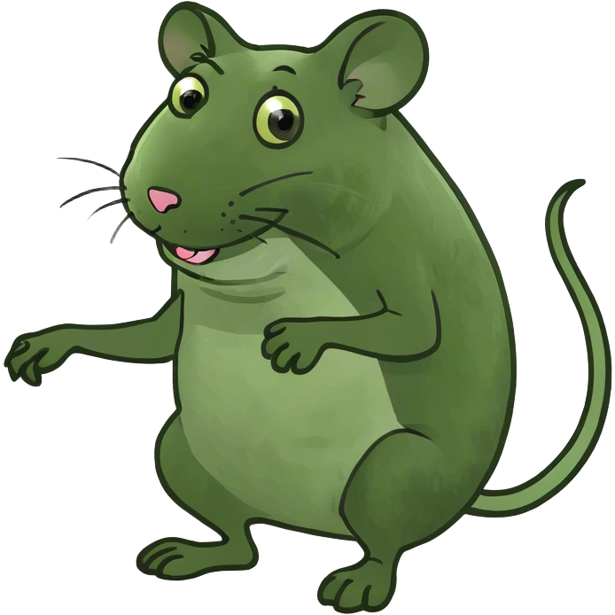 Rat getting stepped on  emoji