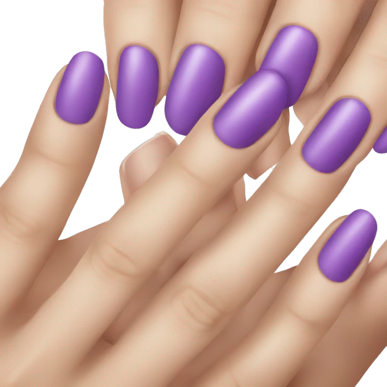 Purple nails emoji