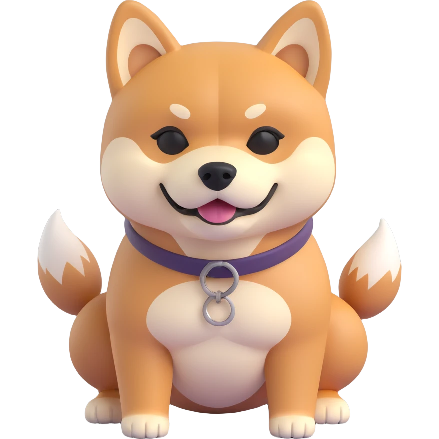 shiba inu with muscles emoji