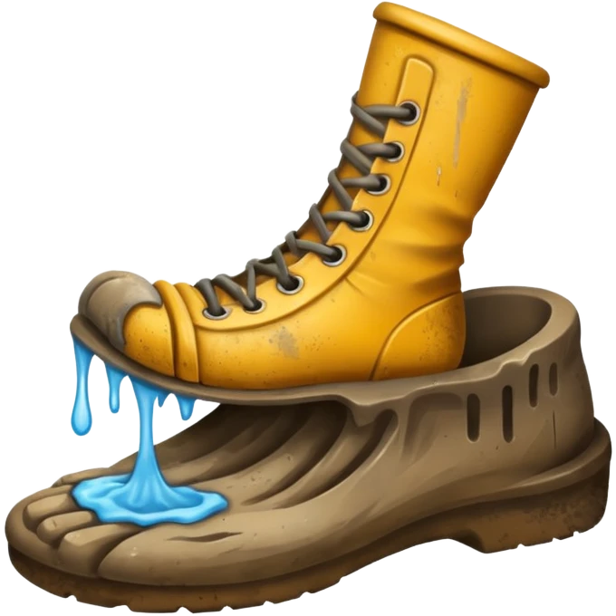 mad foot  emoji