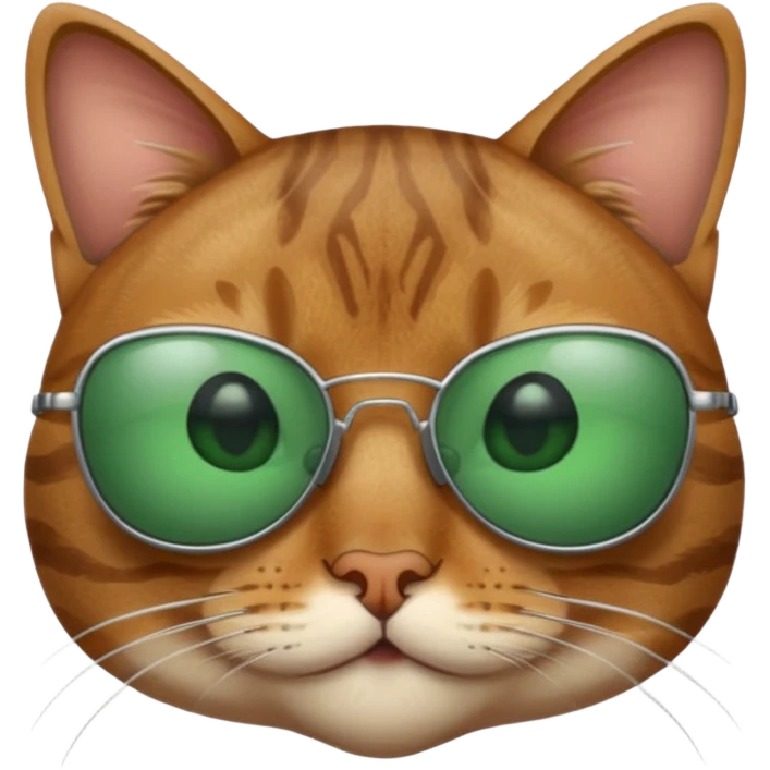 Cat wearing sunglasses emoji