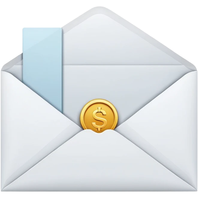 salary envelope emoji