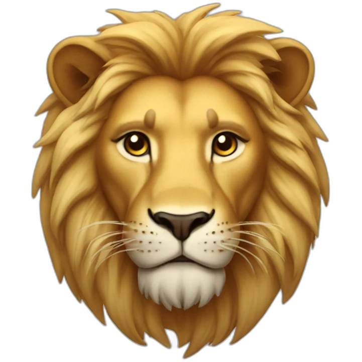 lion cool guy emoji