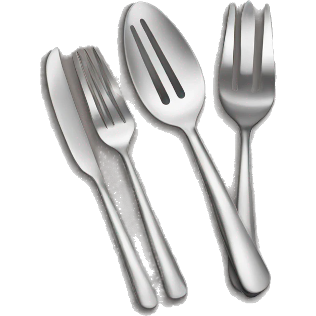 fork, spoon and knife emoji