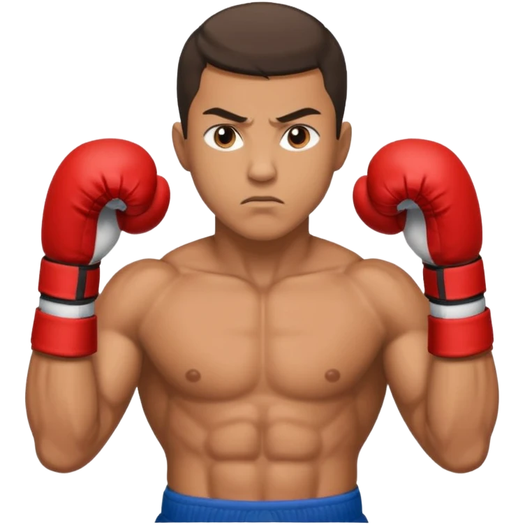 Kick boxer emoji