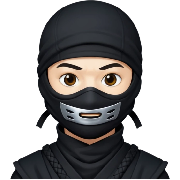 Ninja white emoji