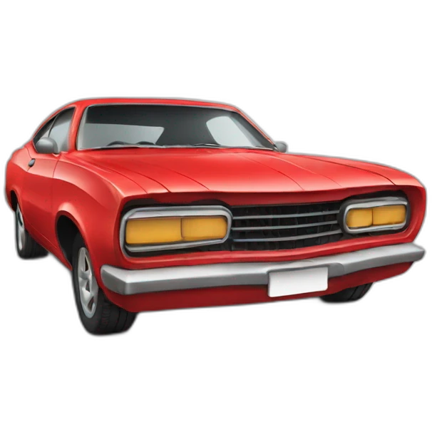 red car rent emoji